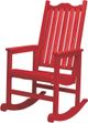C.R. Plastic Generation Line Red Porch Rocker-1