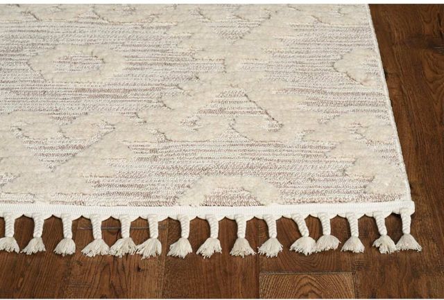 KAS Rugs Willow Ivory Beige Boho 5'x8' Rug-1