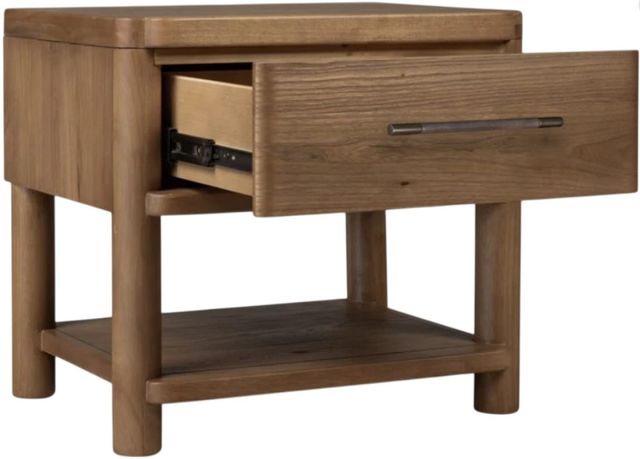 Modus Furniture Hollis Cabin Glow 1-Drawer Nightstand-2