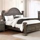 Furniture of America® Pamphilos 5-Piece Gray Queen Panel Bed Set-1