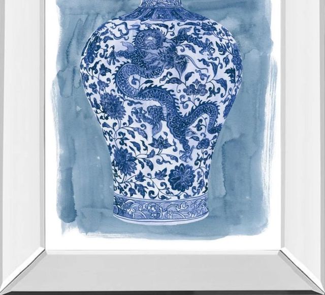 Classy Art Ming Vase II by Melissa Wang Mirror Framed Wall Art-1