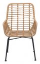 Zuo® Lyon Natural Set of 2 Dining Chair-1