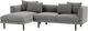 EQ3 Customizable Replay 2-Piece Fabric Left-Arm Facing Sofa Sectional and Chaise-0