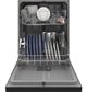 GE® 24" Black Built-In Dishwasher with Front Controls and Power Cord-2