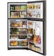 GE® 33" 21.9 Cu. Ft. Slate Top Freezer Refrigerator-2