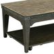 Kincaid® Plank Road Artisan's Stone Top Cocktail Table with Charcoal Base-2