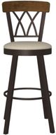 Amisco Brittany Cobrizo/Pebble/Pine Cone Swivel Bar Stool-1