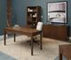 Riverside Furniture Brooks Nouveau Walnut Office Desk-0