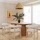 TOV Furniture Brandy Natural Ash 95" Oval Dining Table-1