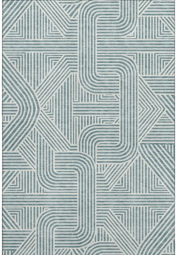 Dalyn™ Rug Company The Reserve TR14 Teal 5'x8' Area Rug-0