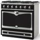 La Cornue CornuFe 90 Albertine 36" Matte Black Pro Style Dual Fuel Range-0