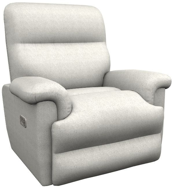 La-Z-Boy® Jay Oatmeal Power Rocking Recliner with Headrest and Lumbar-0