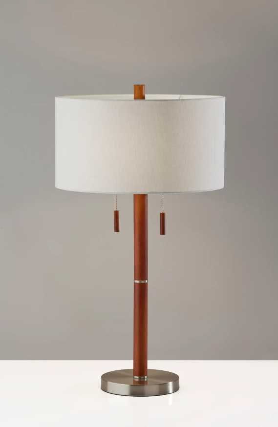 Adesso® Madeline Brushed Steel Table Lamp-3
