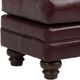 Smith Brothers Customizable 522 Leather Ottoman-2