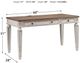 Signature Design by Ashley® Realyn Brown/White Office Desk-3