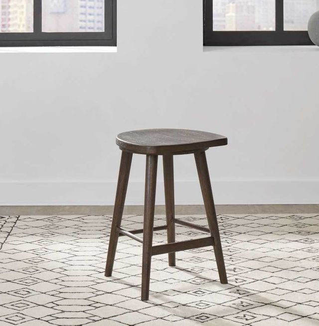 Liberty Furniture City View Coffee Bean Console Stool-1
