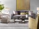 Century® Calhoun Glass Top Bunching Cocktail Table with Bronze Frame-3