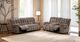 Furniture of America® Hieronymus Dark Brown Glider Recliner Chair-1