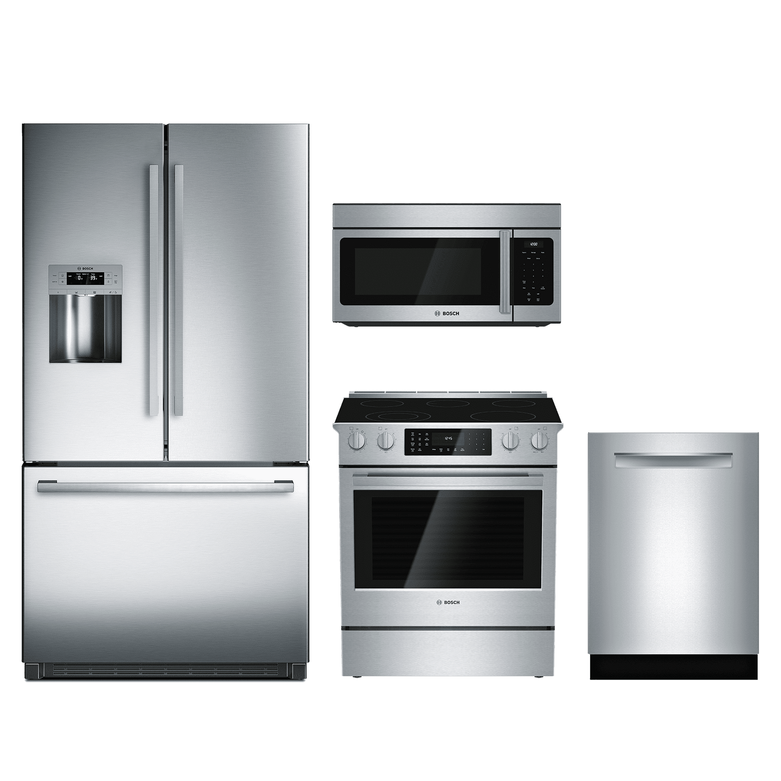Bosch® 800 Series 4 Piece Kitchen Package-Stainless Steel