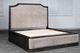 Signature Design by Ashley® Wickenger Dark Brown King Upholstered Panel Bed-1
