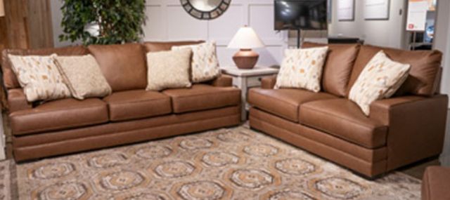 Benchcraft® VillaCourt Caramel Loveseat-2