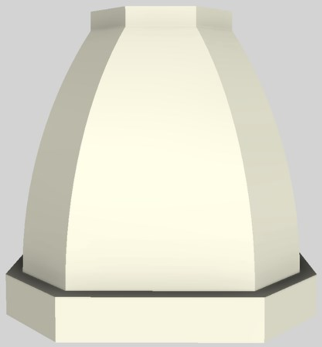 Vent-A-Hood® Designer Series 54" Biscuit Island Range Hood-1