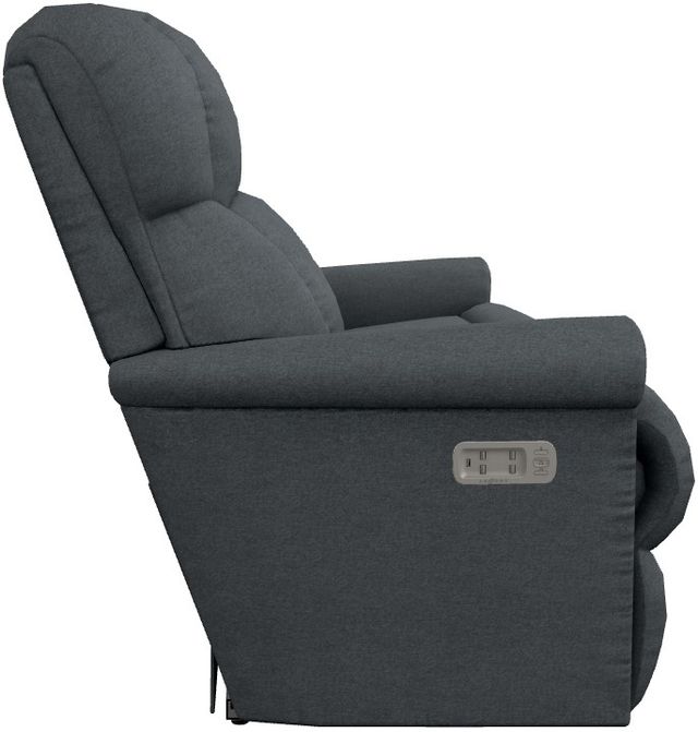 La-Z-Boy® Pinnacle Denim Power Wall Reclining Loveseat with Headrest and Lumbar-2