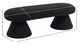 Meridian Furniture Drum Black Faux Shearling Teddy Fabric Upholstered Bench-3