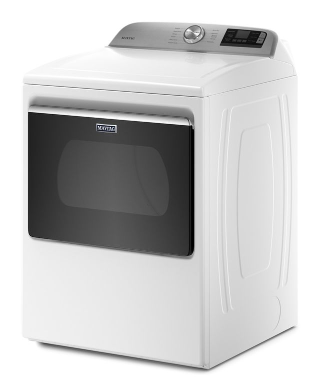 Maytag® 7.4 Cu. Ft. White Front Load Gas Dryer-1