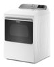 Maytag® 7.4 Cu. Ft. White Front Load Gas Dryer-1