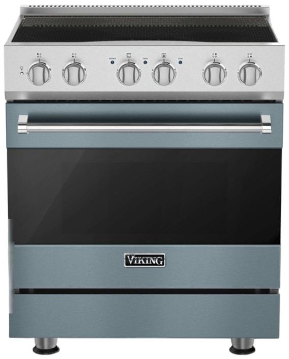 Viking® 3 Series 30" November Sky Pro Style Induction Range-0