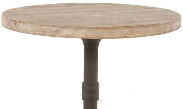 Nest Home Collections Sadie Medium Gray Round Counter Table with Iron Base-3