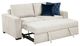 Homelegance® Isla Beige Pull-Out Bed Loveseat with Click Motion Back-4