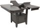 Jofran Inc. Manchester 7-Piece Gray/Warm Wood Square Counter Dining Set-3