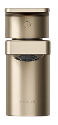 KOHLER® Parallel® Vibrant Brushed Bronze 1.0 GM Low Single-Handle Bathroom Sink Faucet-1