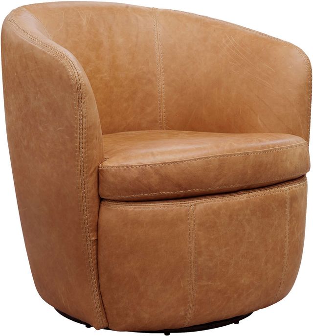 Parker House® Barolo Vintage Saddle Swivel Club Chair-0