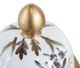 A & B Home Gold/White Ginger Jar-3