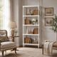 Crestview Alden White 5-Shelf Etagere-1