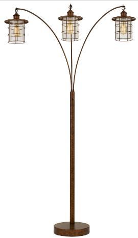 Cal® Lighting & Accessories Rust Floor Lamp-1