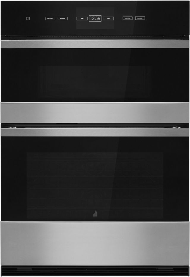 JennAir® NOIR™ 30" Stainless Steel Built-In Oven/Microwave Combination Electric Wall Oven-2