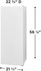 Frigidaire® 7 Cu. Ft. White Garage Ready Upright Freezer-1