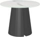 Amisco Customizable Gemma 40" Round Dining Table with 0.5" Italian Porcelain on Glass Top-0