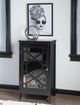 Linon Fetti Black Small Accent Cabinet-1