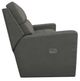 La-Z-Boy® Apollo Blue Grey Leather Power Reclining Sofa with Headrest-2