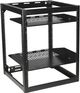 Sanus® Component Series Black 15U Stackable Skeleton Rack-0
