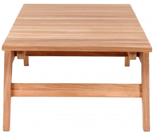Meridian Furniture Tahiti Natural Teak 14" Outdoor Coffee Table-2