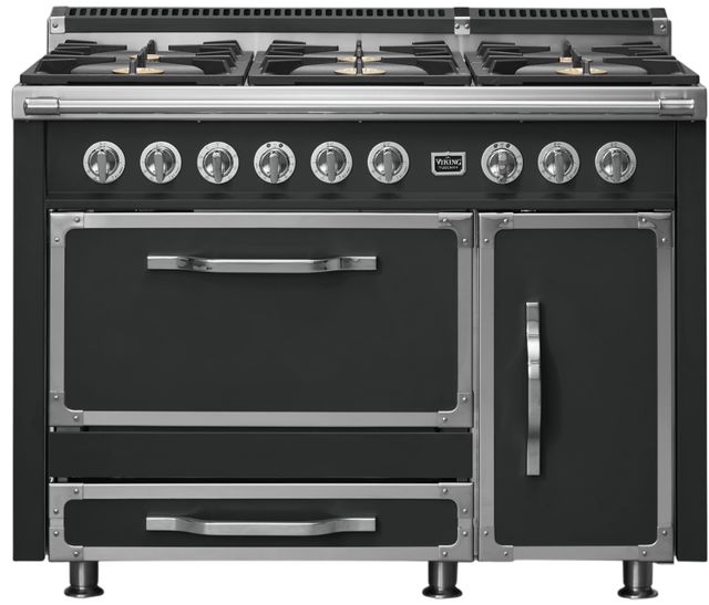 Viking® Tuscany 48" Antique Bronze Pro Style Dual Fuel Range-0