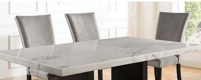 Furniture of America® Kian 7-Piece Black/White Dining Table Set-3