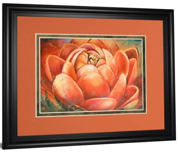 Classy Art Red Lotus Il By Patricia Pinto Wall Art-1
