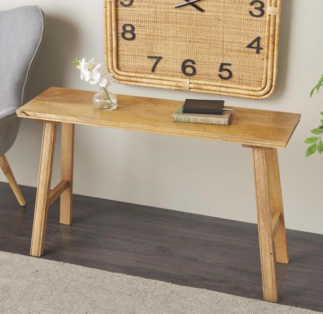 Deco Marche Brown 42” Traditional Bench-3